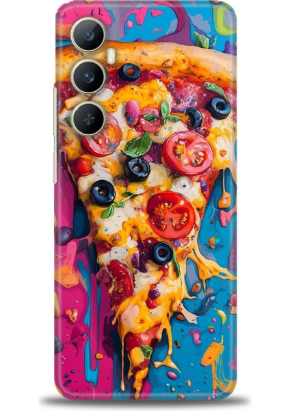 Realme C65 4g Kılıf Hd Baskılı Kılıf + Seramik Tam Kaplayan Ekran Koruyucu 450