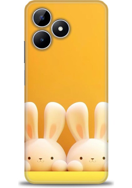 Realme Note 50 Kılıf Hd Baskılı Kılıf + Seramik Tam Kaplayan Ekran Koruyucu 78
