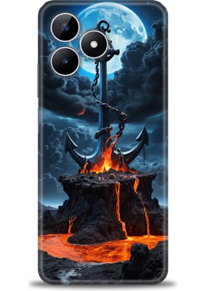 Realme Note 50 Kılıf Hd Baskılı Kılıf + Seramik Tam Kaplayan Ekran Koruyucu 240