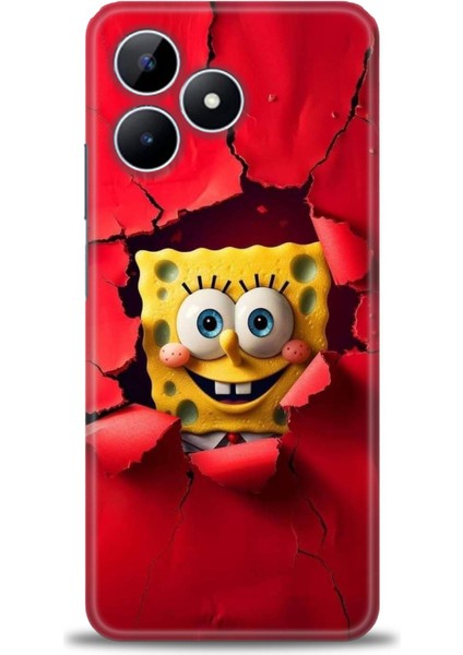 Realme Note 50 Kılıf Hd Baskılı Kılıf + Seramik Tam Kaplayan Ekran Koruyucu 458