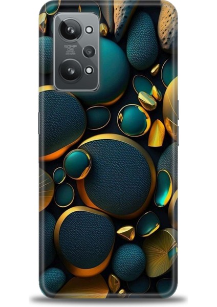 Realme Gt2 Kılıf Hd Baskılı Kılıf + Seramik Tam Kaplayan Ekran Koruyucu 345
