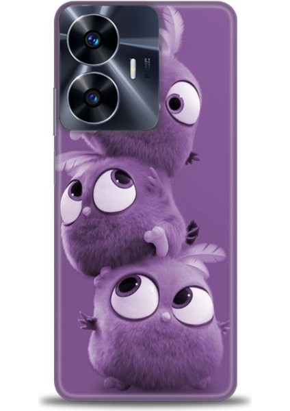 Realme C55 4g Kılıf Hd Baskılı Kılıf + Seramik Tam Kaplayan Ekran Koruyucu 361