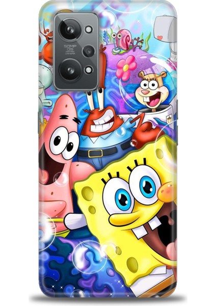 Realme Gt2 Kılıf Hd Baskılı Kılıf + Seramik Tam Kaplayan Ekran Koruyucu 455