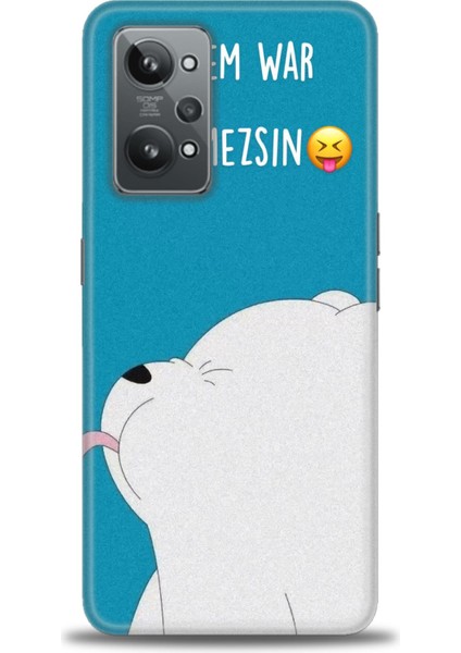 Realme Gt2 Kılıf Hd Baskılı Kılıf + Seramik Tam Kaplayan Ekran Koruyucu 152