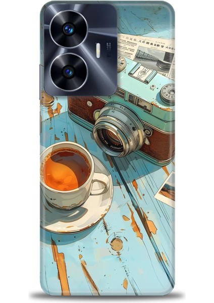 Realme C55 4g Kılıf Hd Baskılı Kılıf + Seramik Tam Kaplayan Ekran Koruyucu 269