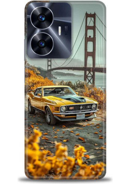 Realme C55 4g Kılıf Hd Baskılı Kılıf + Seramik Tam Kaplayan Ekran Koruyucu 105