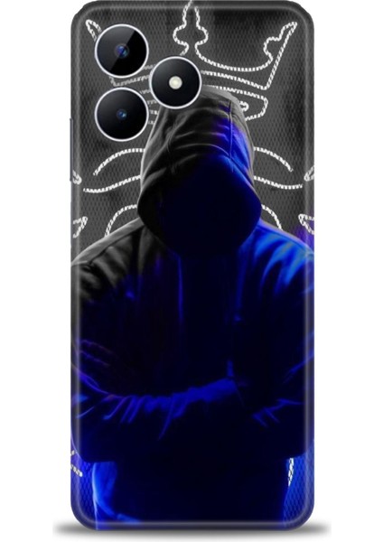 Realme Note 50 Kılıf Hd Baskılı Kılıf + Seramik Tam Kaplayan Ekran Koruyucu 357
