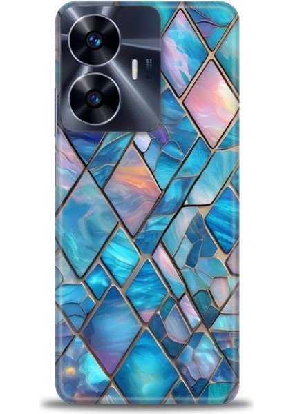 Realme C55 4g Kılıf Hd Baskılı Kılıf + Seramik Tam Kaplayan Ekran Koruyucu 338