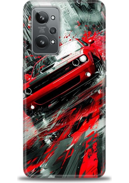 Realme Gt2 Kılıf Hd Baskılı Kılıf + Seramik Tam Kaplayan Ekran Koruyucu 106