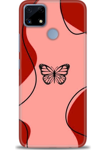 Realme C25S Kılıf Hd Baskılı Kılıf + Seramik Tam Kaplayan Ekran Koruyucu 189