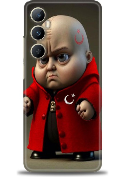 Realme C65 4g Kılıf Hd Baskılı Kılıf + Seramik Tam Kaplayan Ekran Koruyucu 245