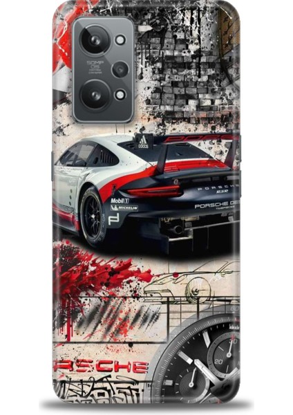 Realme Gt2 Kılıf Hd Baskılı Kılıf + Seramik Tam Kaplayan Ekran Koruyucu 484