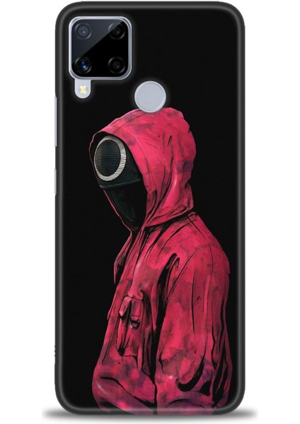 Realme C15 Kılıf Hd Baskılı Kılıf + Seramik Tam Kaplayan Ekran Koruyucu 282