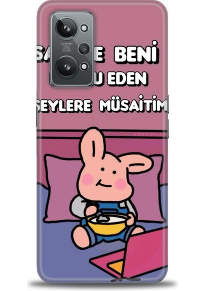 Realme Gt2 Kılıf Hd Baskılı Kılıf + Seramik Tam Kaplayan Ekran Koruyucu 166