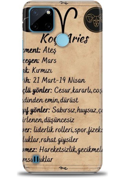 Realme C21Y Kılıf Hd Baskılı Kılıf + Seramik Tam Kaplayan Ekran Koruyucu 479