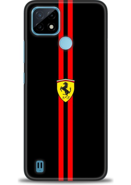 Realme C21 Kılıf Hd Baskılı Kılıf + Seramik Tam Kaplayan Ekran Koruyucu 380
