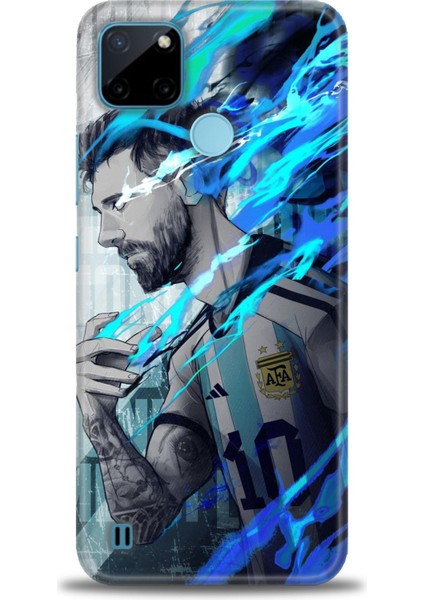 Realme C21Y Kılıf Hd Baskılı Kılıf + Seramik Tam Kaplayan Ekran Koruyucu 19