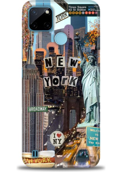 Realme C21Y Kılıf Hd Baskılı Kılıf + Seramik Tam Kaplayan Ekran Koruyucu 265