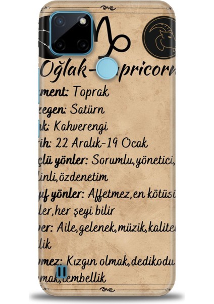 Realme C21Y Kılıf Hd Baskılı Kılıf + Seramik Tam Kaplayan Ekran Koruyucu 478