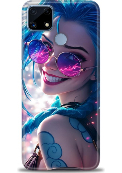Realme C25S Kılıf Hd Baskılı Kılıf + Seramik Tam Kaplayan Ekran Koruyucu 274