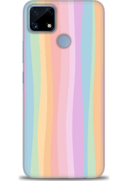 Realme C25 Kılıf Hd Baskılı Kılıf + Seramik Tam Kaplayan Ekran Koruyucu 428