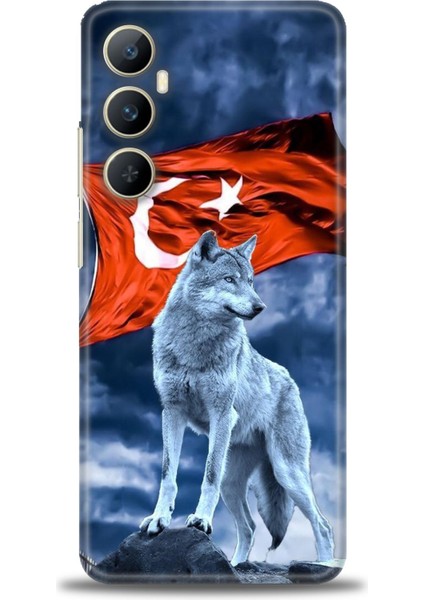 Realme C65 4g Kılıf Hd Baskılı Kılıf + Seramik Tam Kaplayan Ekran Koruyucu 36