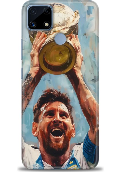 Realme C25S Kılıf Hd Baskılı Kılıf + Seramik Tam Kaplayan Ekran Koruyucu 14