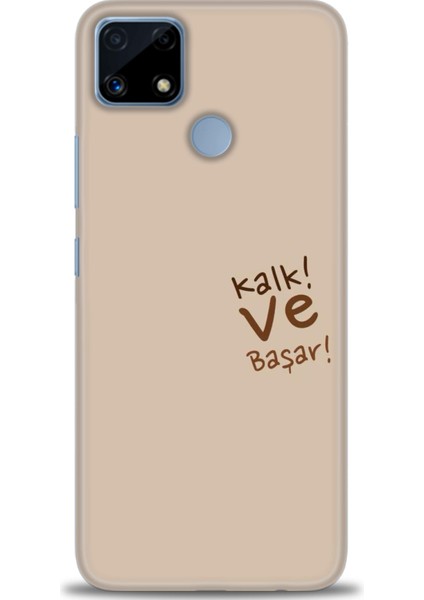 Realme C25S Kılıf Hd Baskılı Kılıf + Seramik Tam Kaplayan Ekran Koruyucu 168
