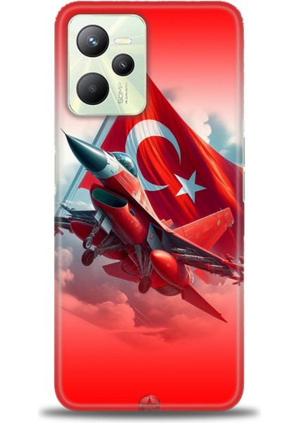 Realme C35 Kılıf Hd Baskılı Kılıf + Seramik Tam Kaplayan Ekran Koruyucu 38