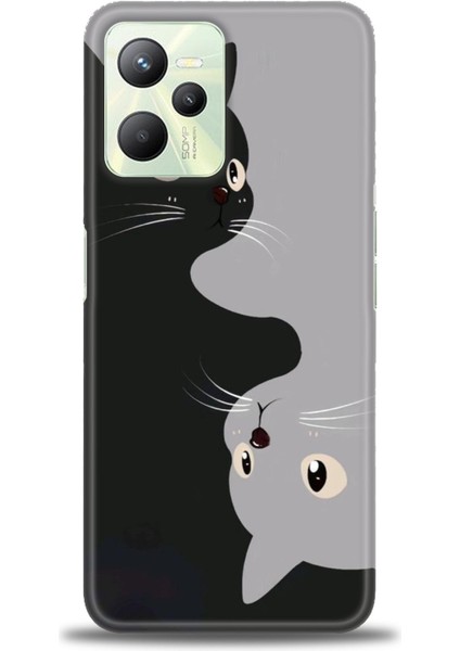 Realme C35 Kılıf Hd Baskılı Kılıf + Seramik Tam Kaplayan Ekran Koruyucu 67