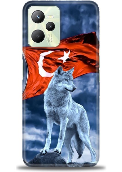 Realme C35 Kılıf Hd Baskılı Kılıf + Seramik Tam Kaplayan Ekran Koruyucu 36