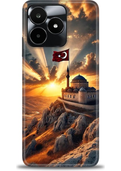 Realme C53 Kılıf Hd Baskılı Kılıf + Seramik Tam Kaplayan Ekran Koruyucu 229