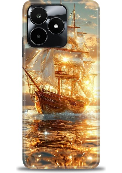 Realme C53 Kılıf Hd Baskılı Kılıf + Seramik Tam Kaplayan Ekran Koruyucu 234