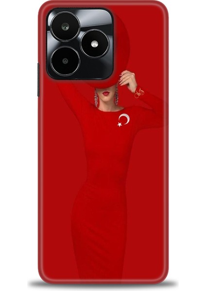 Realme C53 Kılıf Hd Baskılı Kılıf + Seramik Tam Kaplayan Ekran Koruyucu 241
