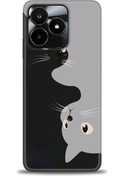 Realme C53 Kılıf Hd Baskılı Kılıf + Seramik Tam Kaplayan Ekran Koruyucu 67