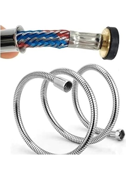 Çelik Örgülü Duş Hortumu Shower Hose G1/2 Epdm, Yüsek Kalite Duş Hortumu