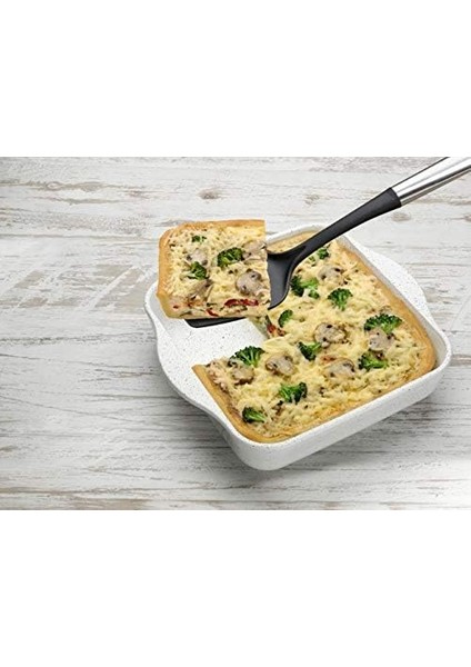 Non-Stick Kare Krem Fırın Tepsisi, 2000CC, PB-59034-GR, Şeffaf