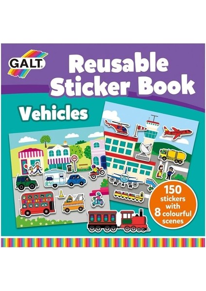 Reusable Sticker Book - Vehicles