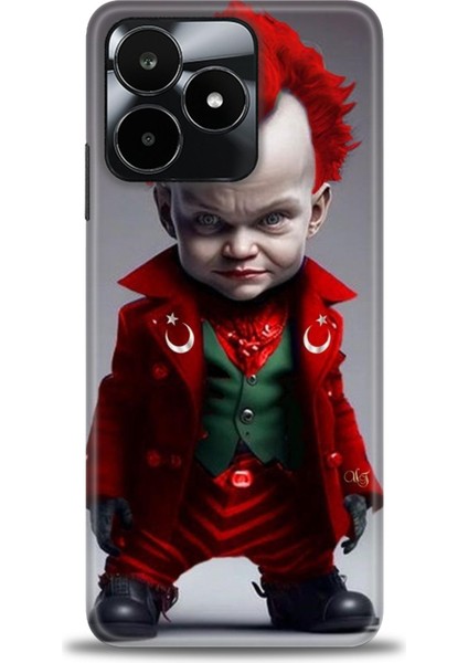 Realme C53 Kılıf Hd Baskılı Kılıf + Seramik Tam Kaplayan Ekran Koruyucu 248