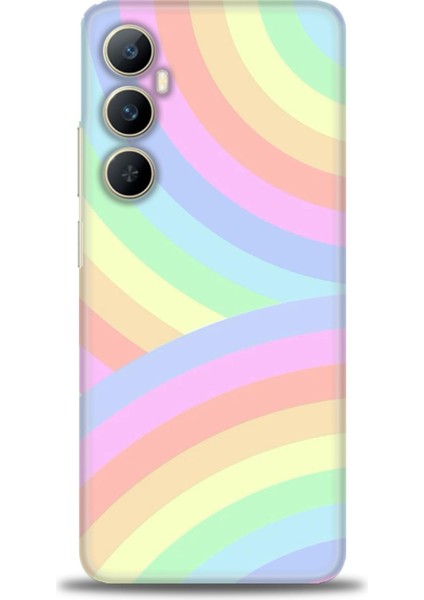 Realme C65 4g Kılıf Hd Baskılı Kılıf + Seramik Tam Kaplayan Ekran Koruyucu 425