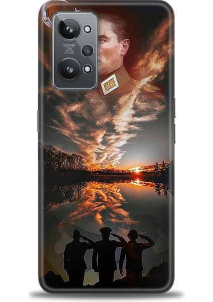 Realme Gt2 Kılıf Hd Baskılı Kılıf + Seramik Tam Kaplayan Ekran Koruyucu 26