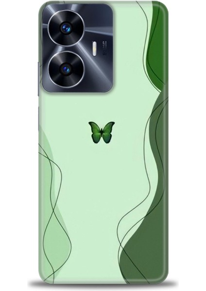 Realme C55 4g Kılıf Hd Baskılı Kılıf + Seramik Tam Kaplayan Ekran Koruyucu 187