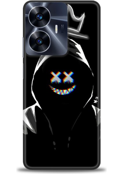 Realme C55 4g Kılıf Hd Baskılı Kılıf + Seramik Tam Kaplayan Ekran Koruyucu 351