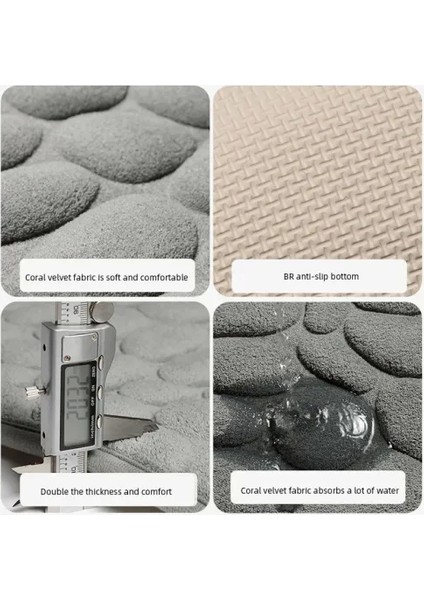 Memory Kaydırmaz Banyo Paspası Gri fırsatları