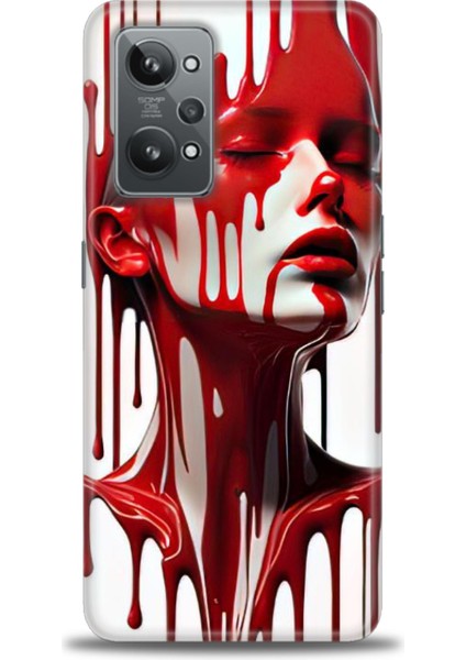 Realme Gt2 Kılıf Hd Baskılı Kılıf + Seramik Tam Kaplayan Ekran Koruyucu 150