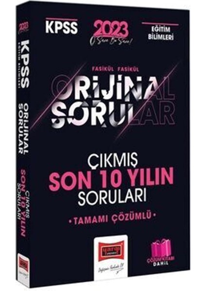 Kpss Eğitim Bilimleri Fasikül Fasikül Orjinal Son 10 Yılın Çıkmış Soruları ve Çözümleri Yargı Yayınları