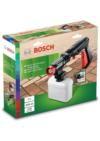 Home And Garden Yüksek Basınçlı Yıkama Makineleri Için 360° Temizlik Tabancası (Easyaquatak ve Universalaquatak Modelleri Için)
