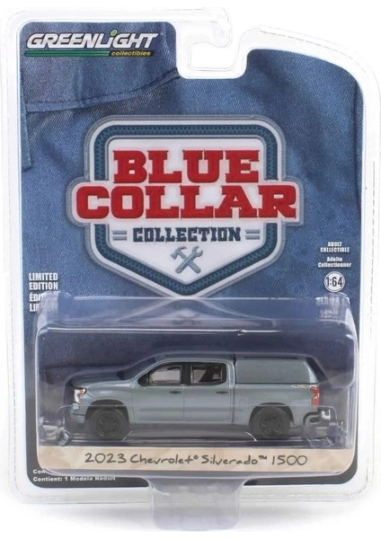 1/64 Blue Collar Collection Series 13- 2023 Chevrolet Silverado 1500 Custom Pickup Camper
