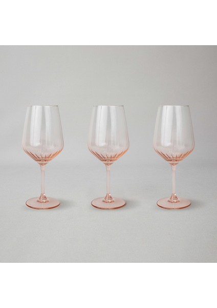 Coral 3'lü 435 ml Kadeh Somon