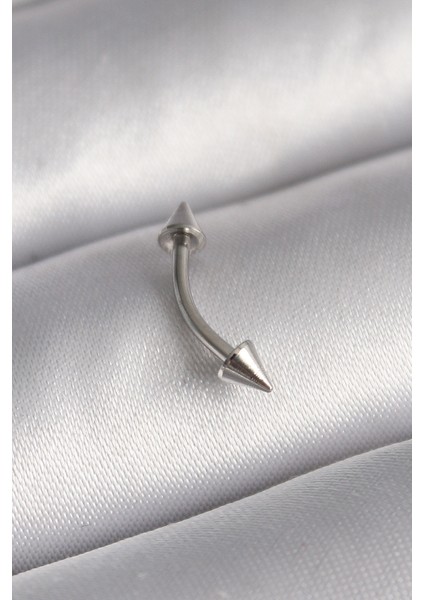 316L Çelik Gümüş Renk Çivi Model Piercing - TJ-PR1364